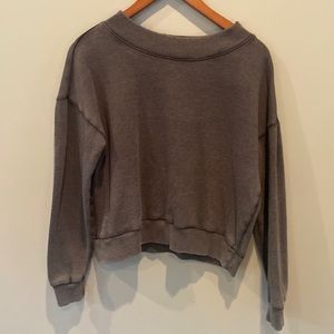 Aerie Gray Crewneck